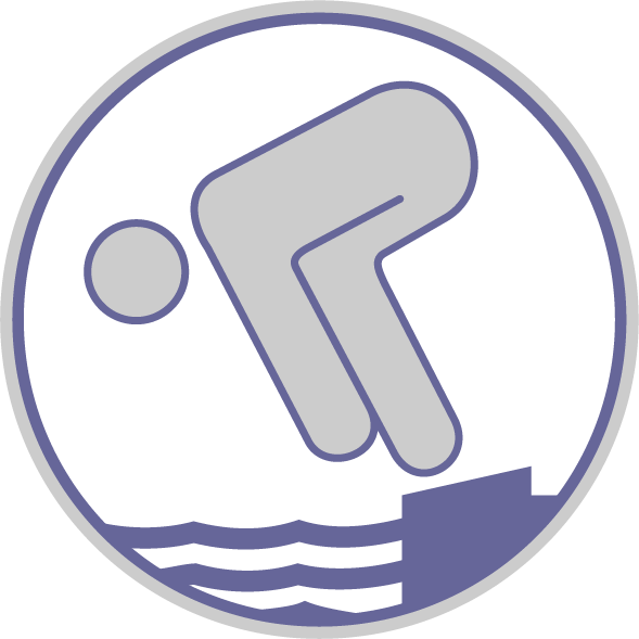 Deutsches Schwimmabzeichen in Silber